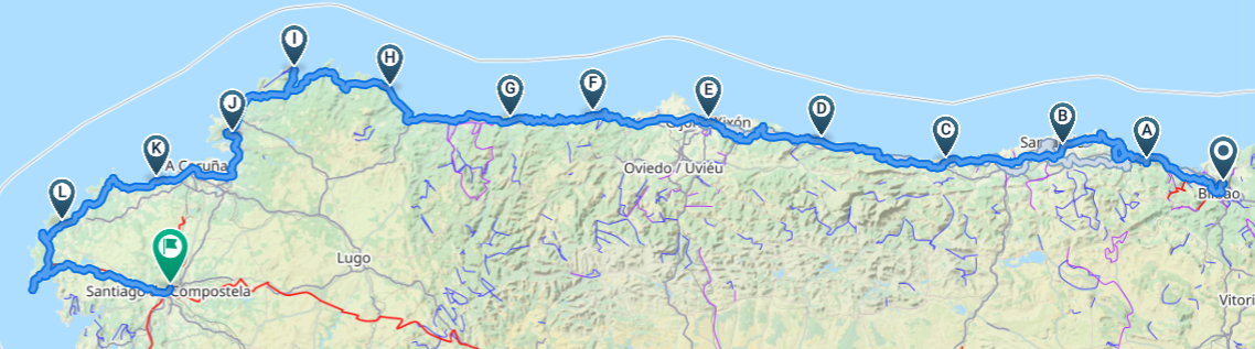 Camino del Norte tour