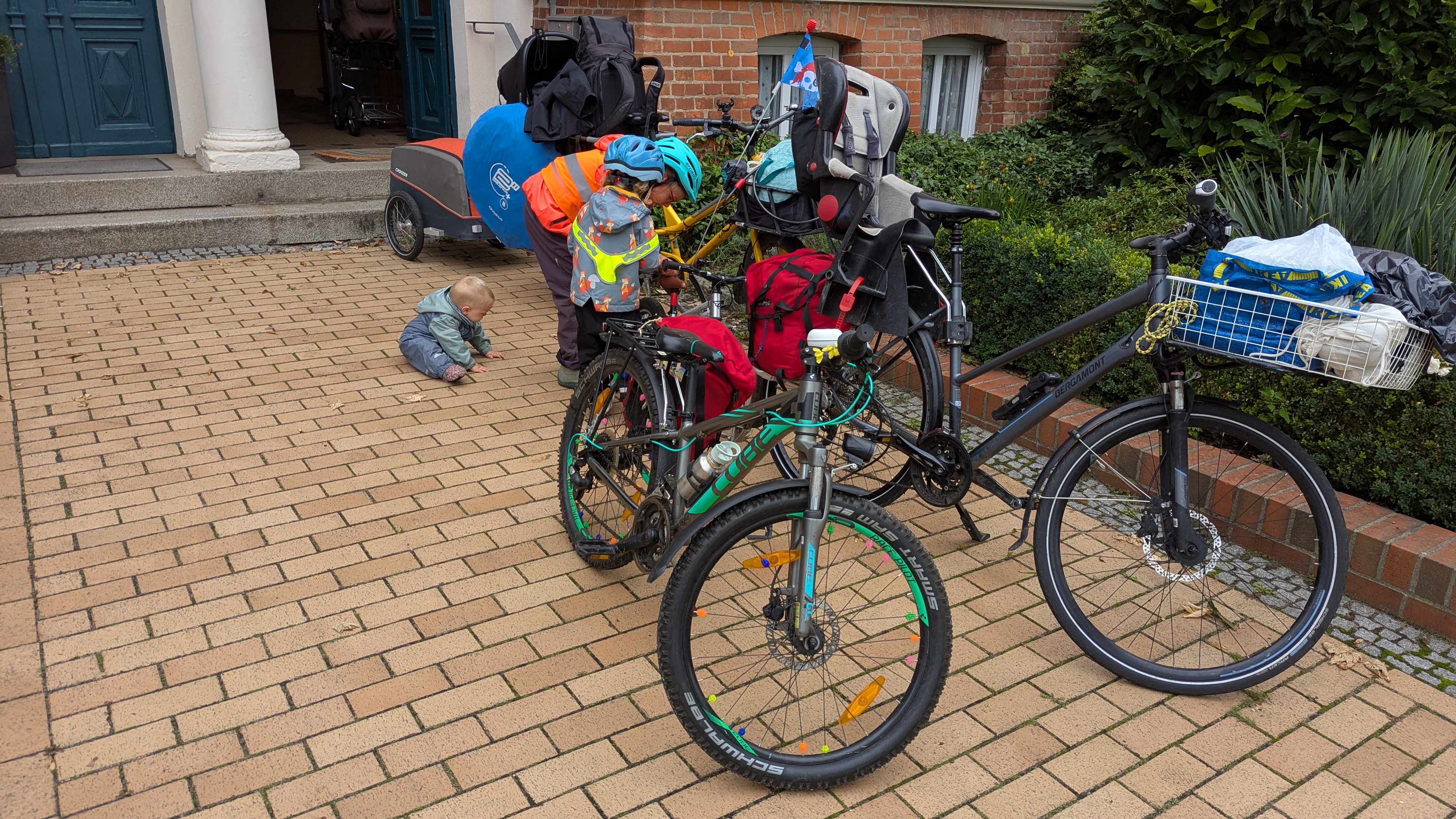 Route von Schwerin nach Tüschau in 3-4 Etappen