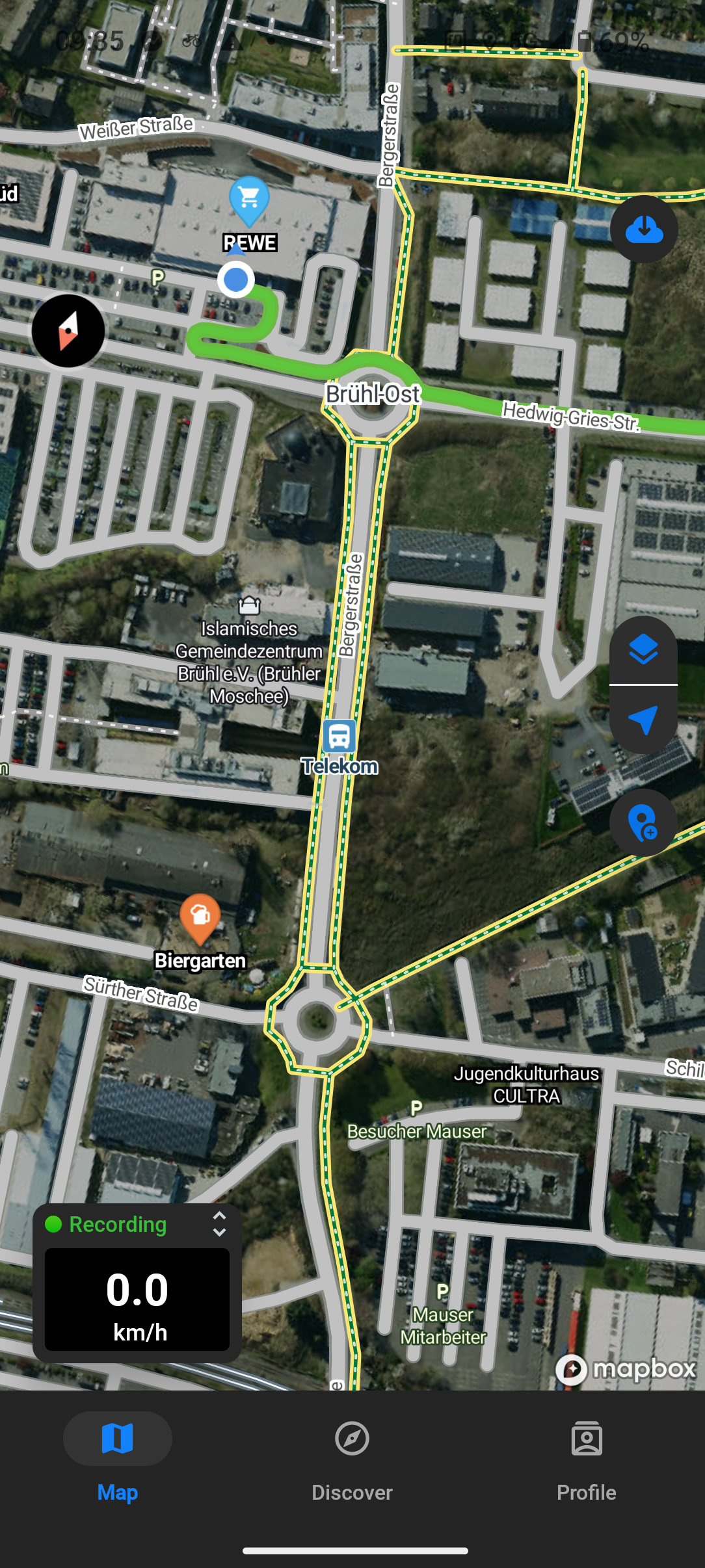 Kaiserstraße to Arndtstraße