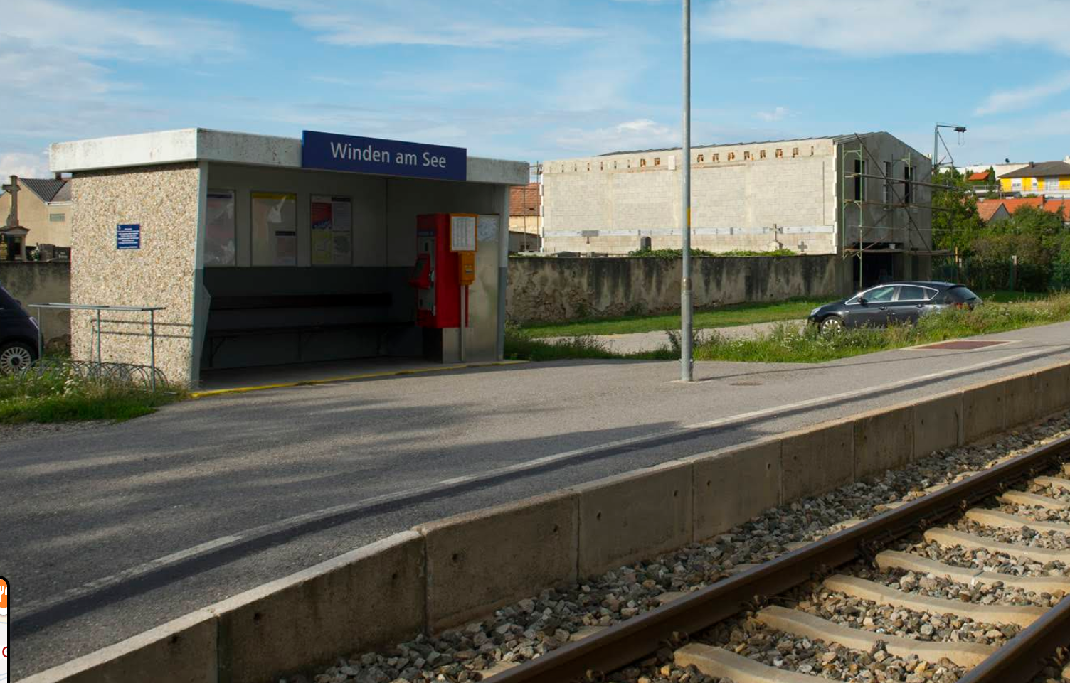 Winden/Bhf bis Weiden am See, Segelschule