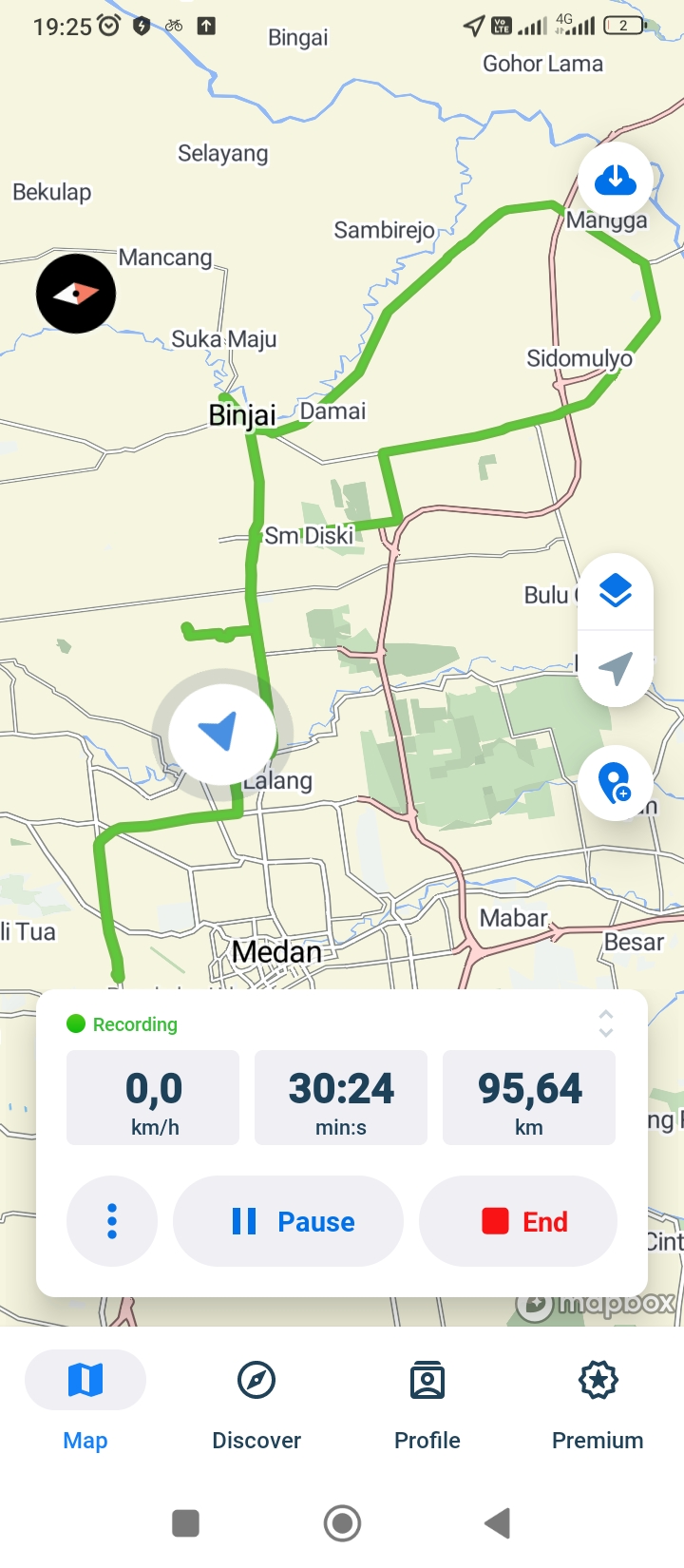 Jalan Jenderal Besar A.H. Nasution No.9 to HHMX+GXM