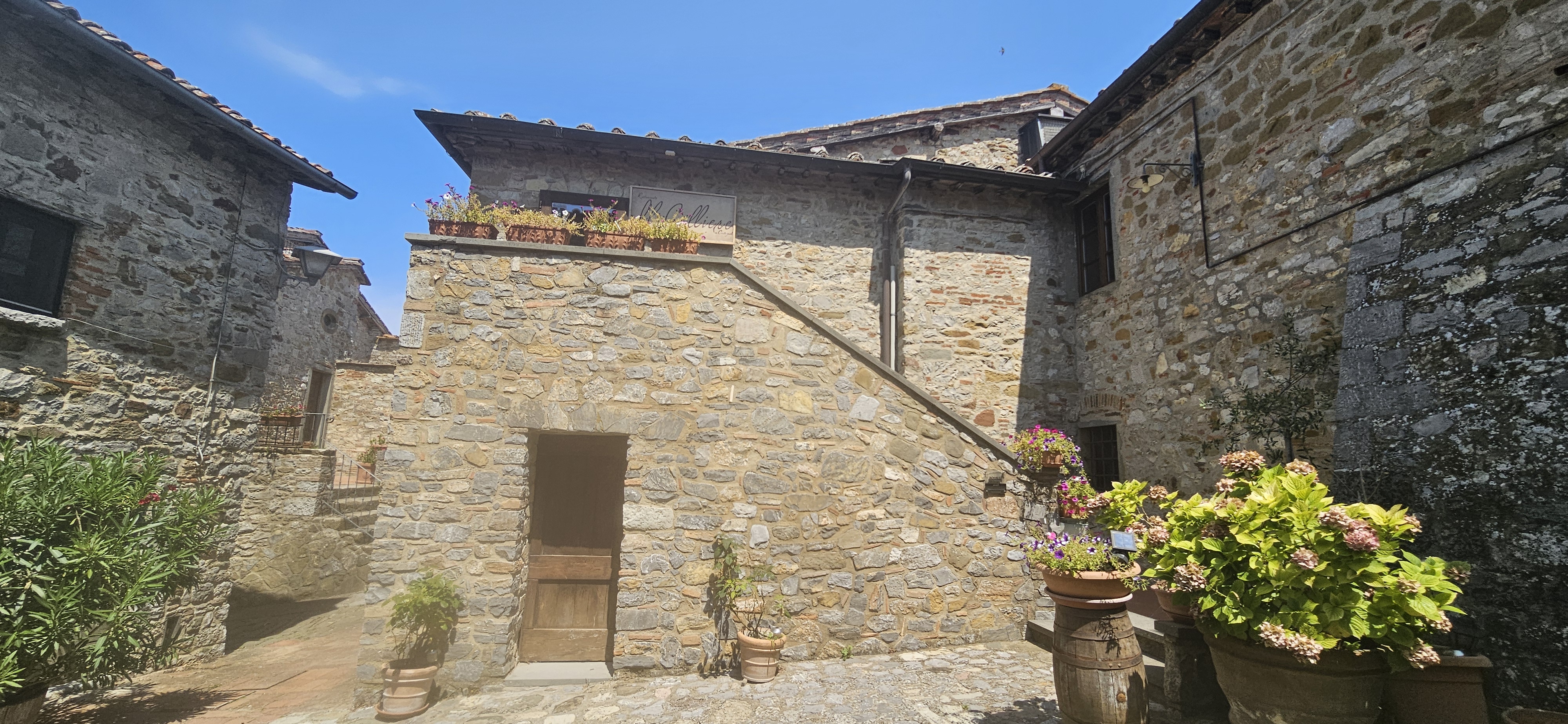 Route nach Badia Coltibuono -Castello di Brolo