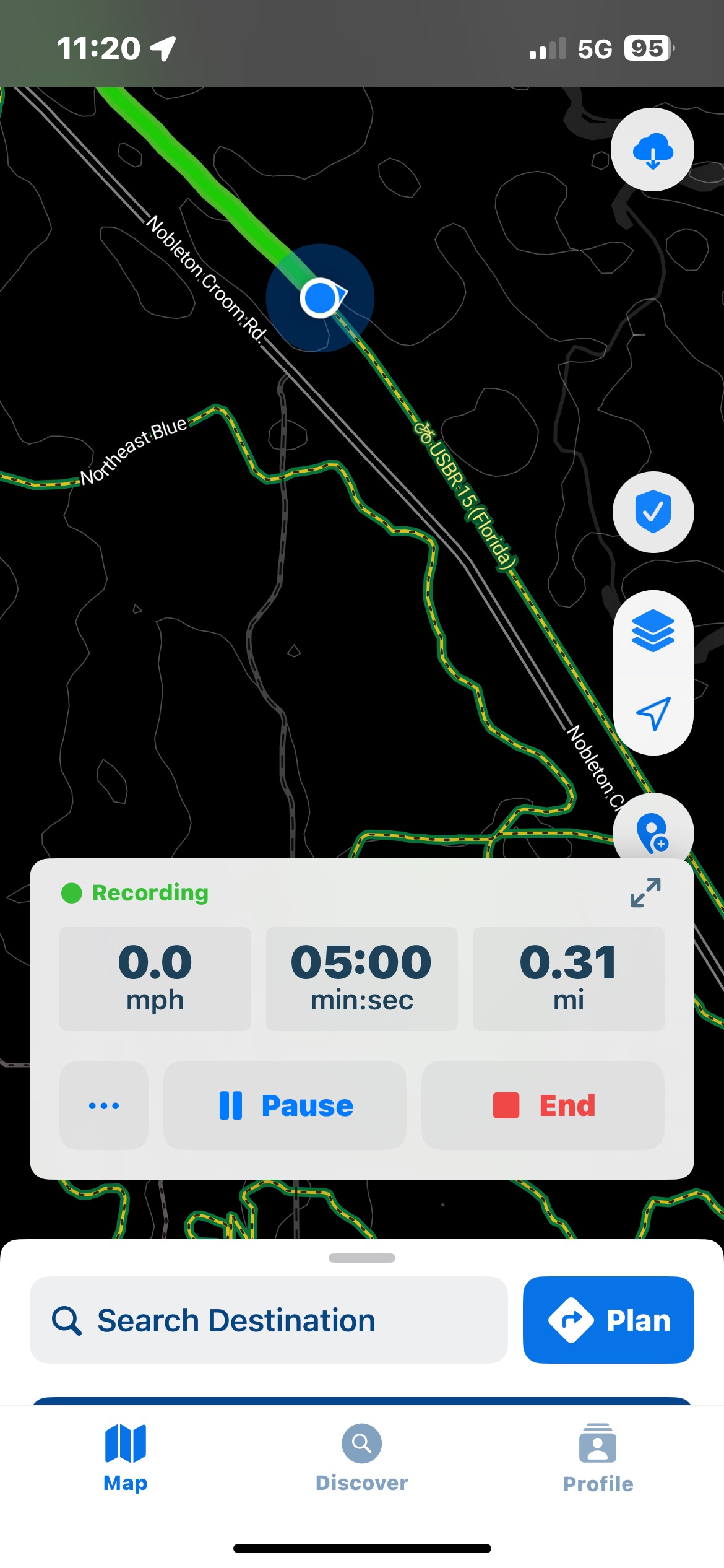 Photo 8 of the Bikemap route "Withlacoochee State Trail, Nobleton to Croom Rital Rd, Brooksville"