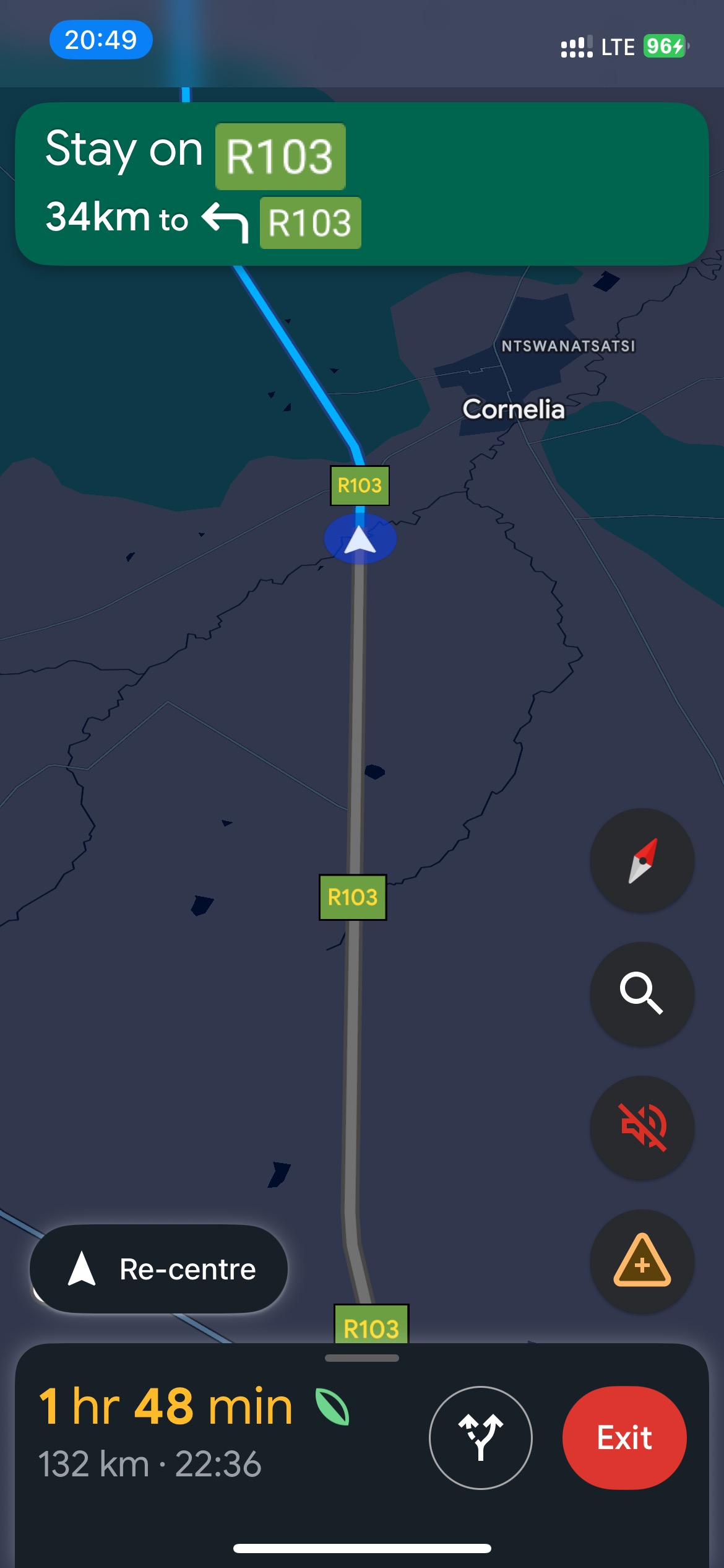 R34, Vrede to Aurora Avenue, Vereeniging
