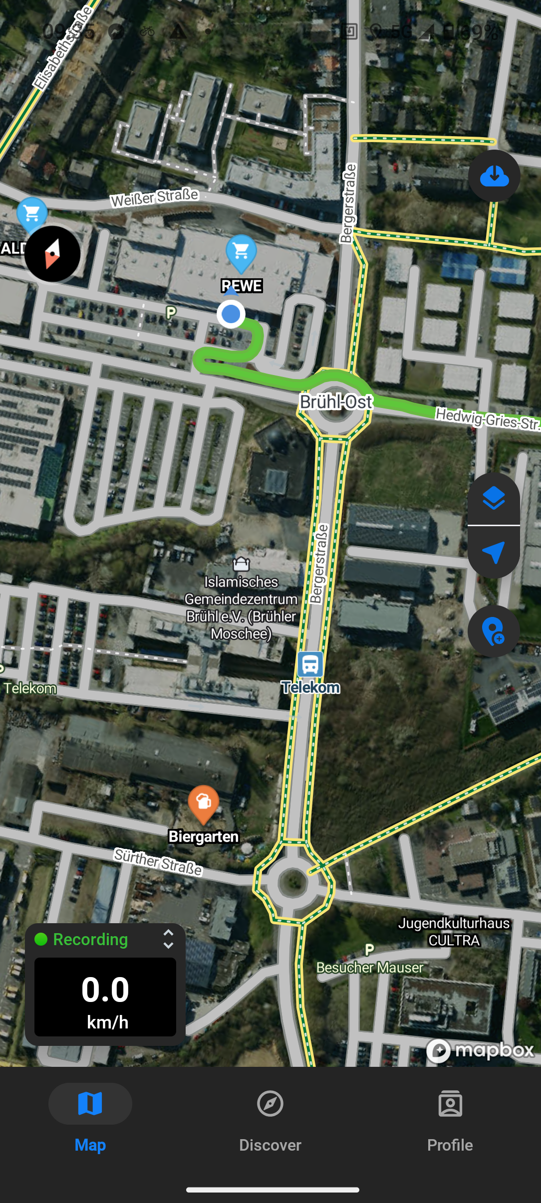 Kaiserstraße to Arndtstraße