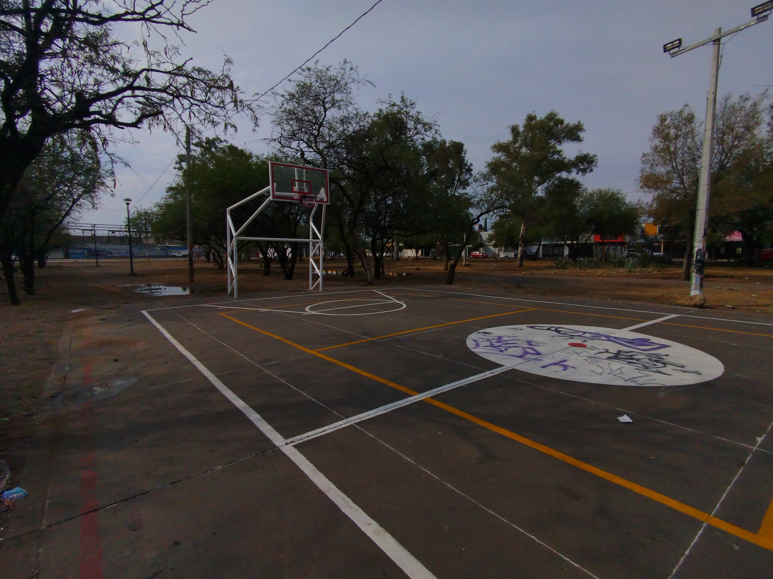 cancha de basketball