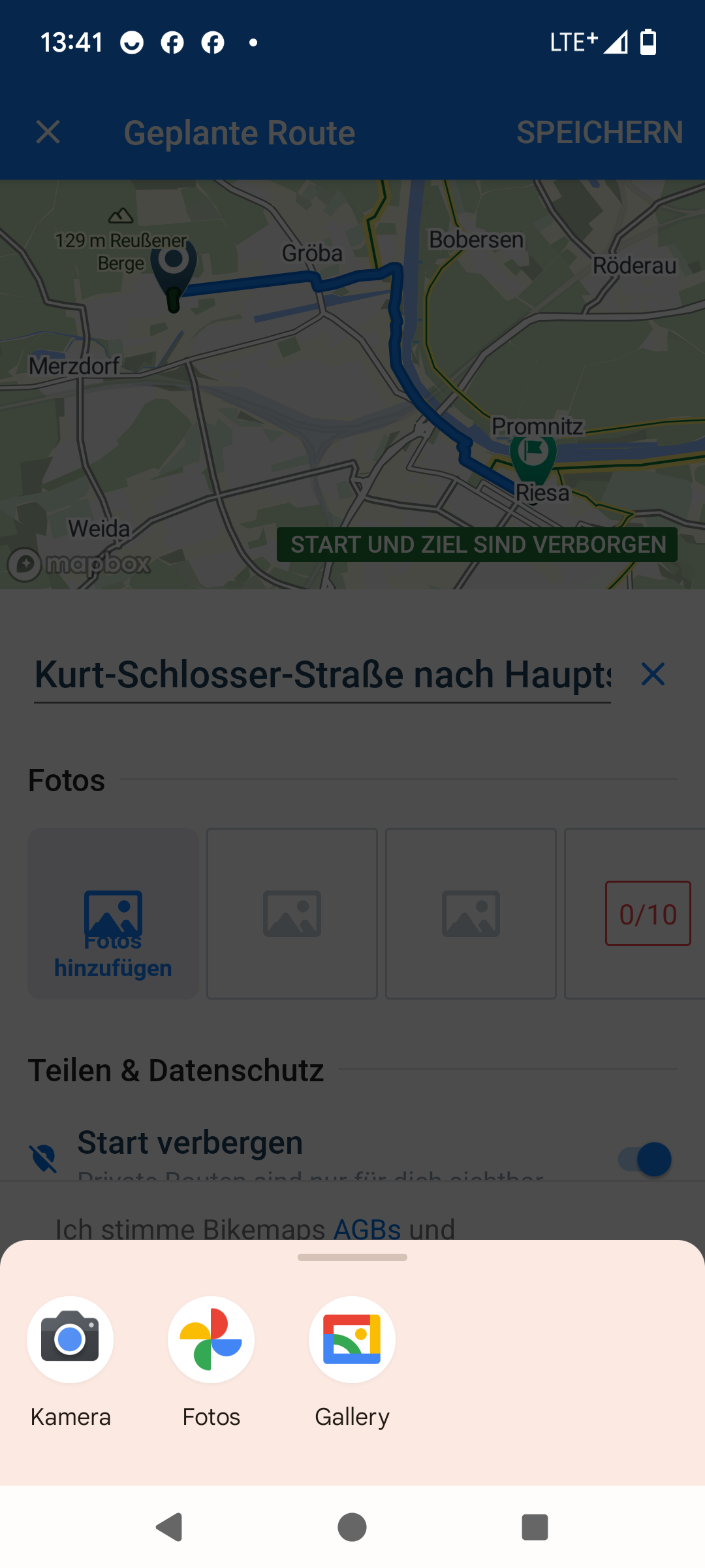 Kurt-Schlosser-Straße nach Hauptstraße