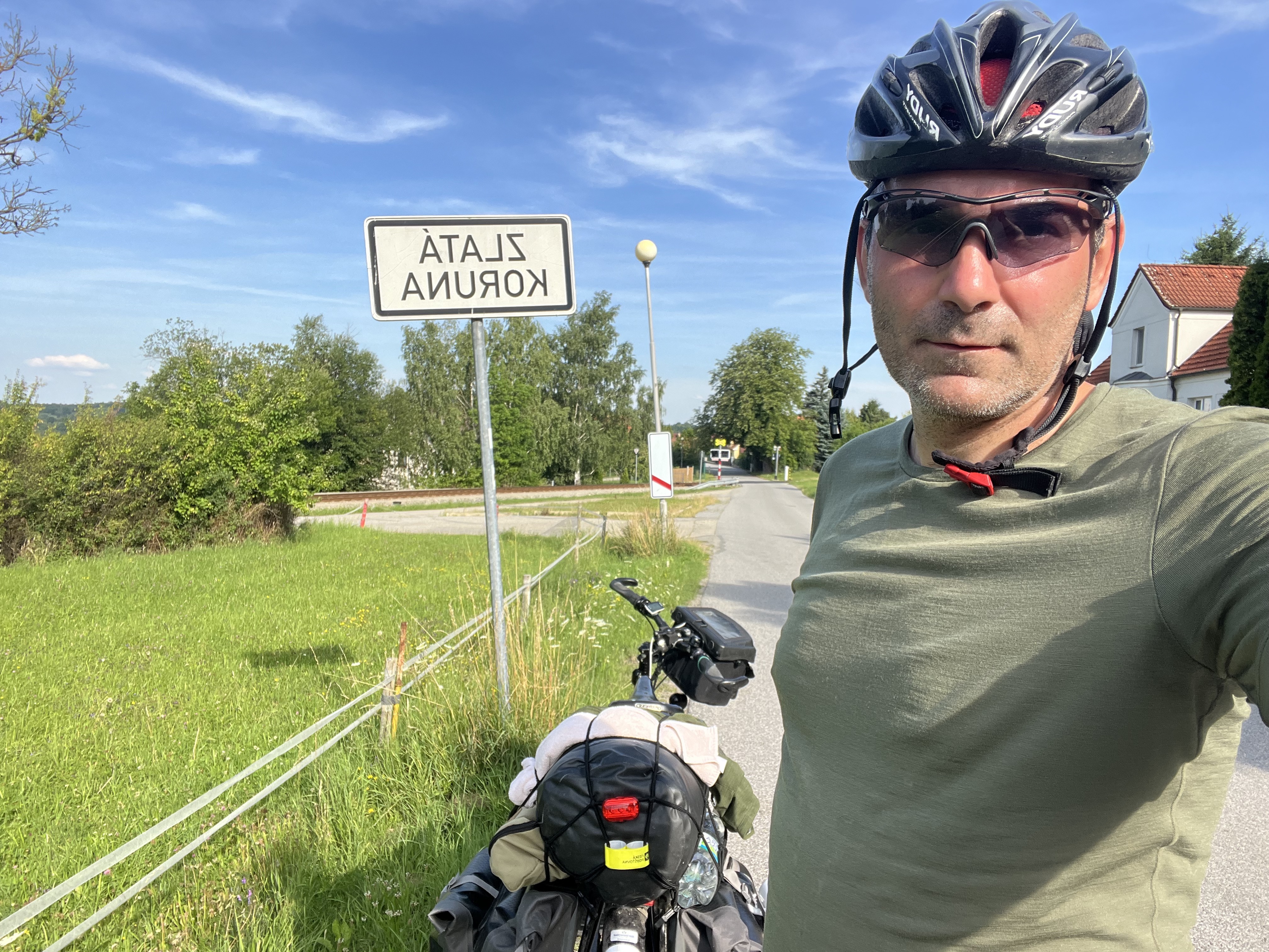 Foto 8 der Bikemap-Route "20.7.-Vyšší Brod-Rozmberg-Rozmital-Cesky kr.-Zlatá Koruna 4:09hod-11,4km/hod-58,9max"