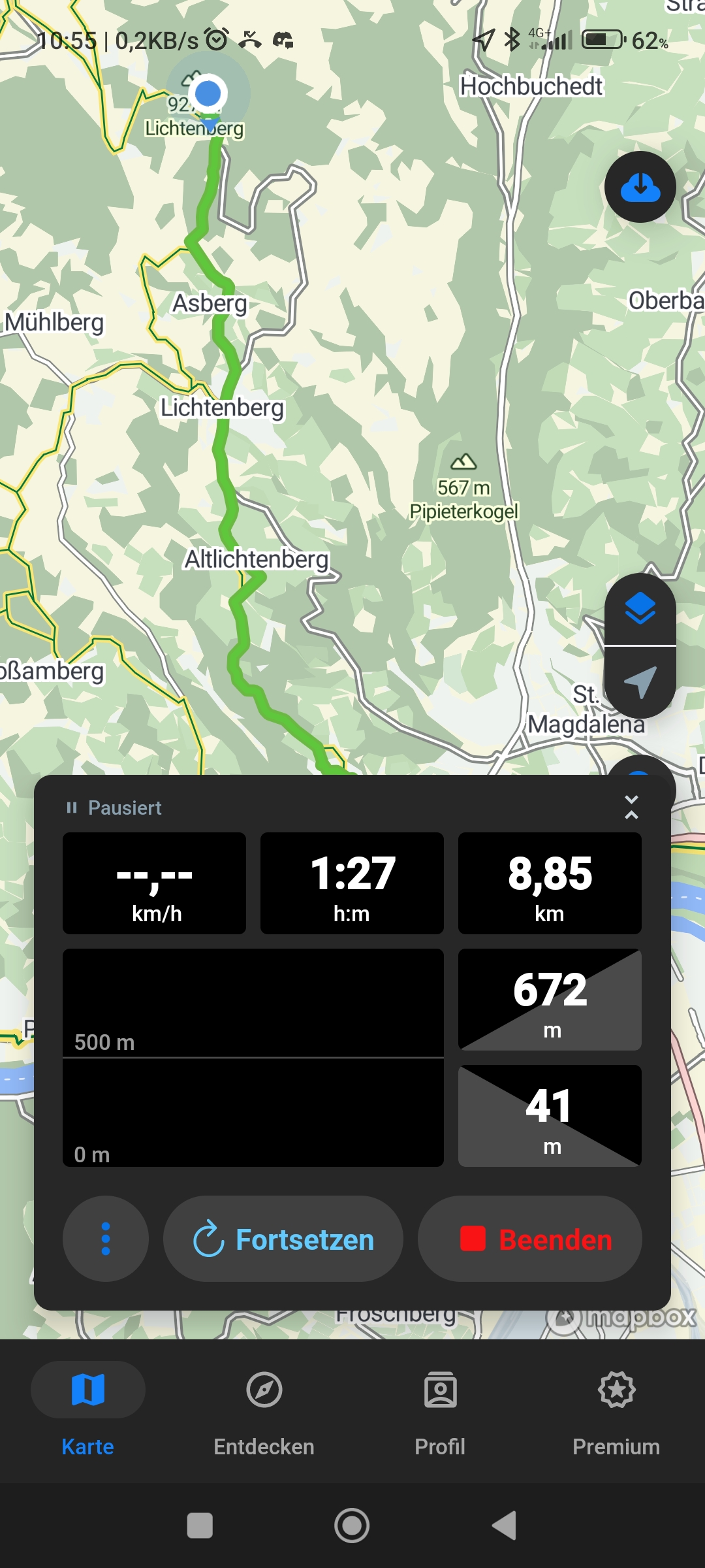 Foto 8 der Bikemap-Route "Leonfeldner Straße 68a nach Leonfeldner Straße 66a"