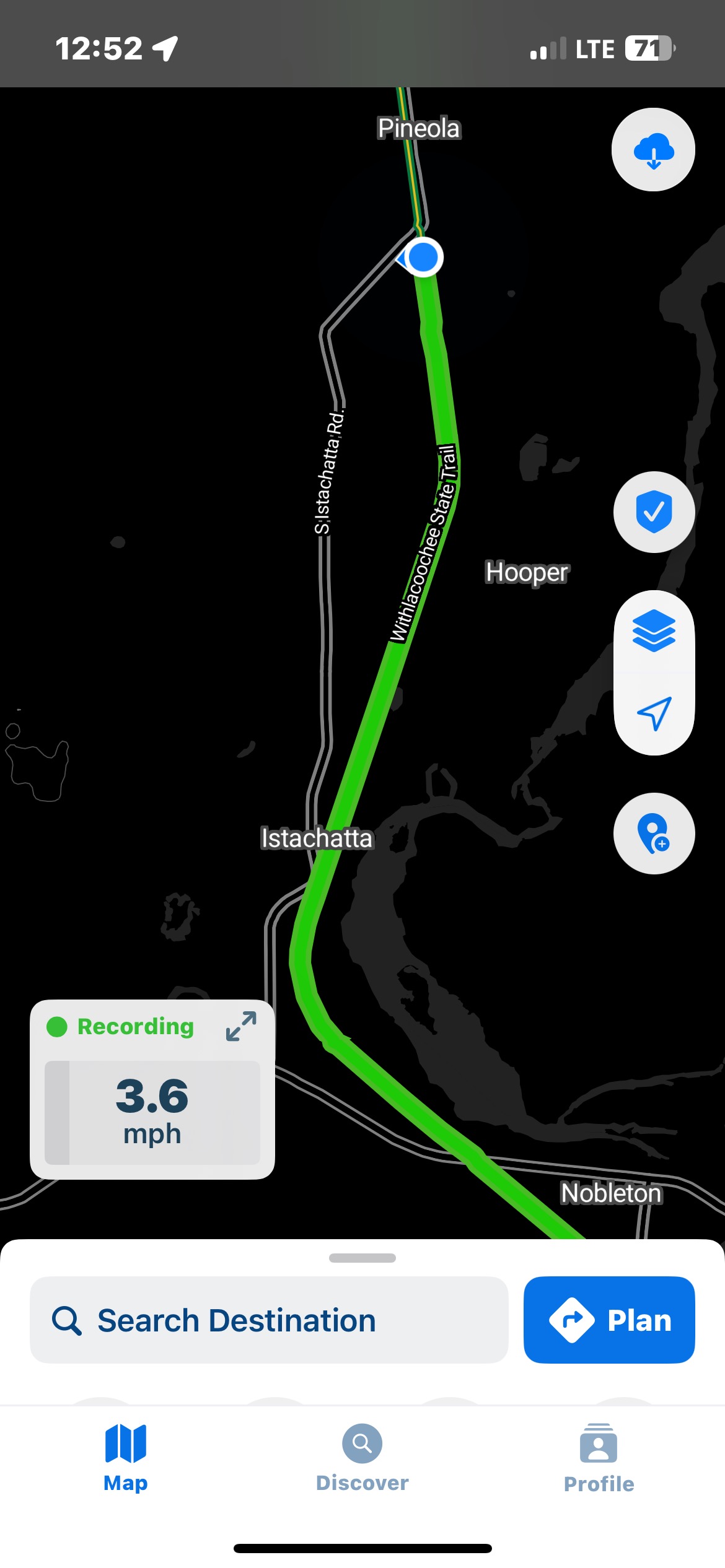 Foto 2 de la ruta de Bikemap "Brooksville to Croom Rital Rd, Brooksville" Foto 2 de la ruta de Bikemap "Brooksville to Croom Rital Rd, Brooksville"