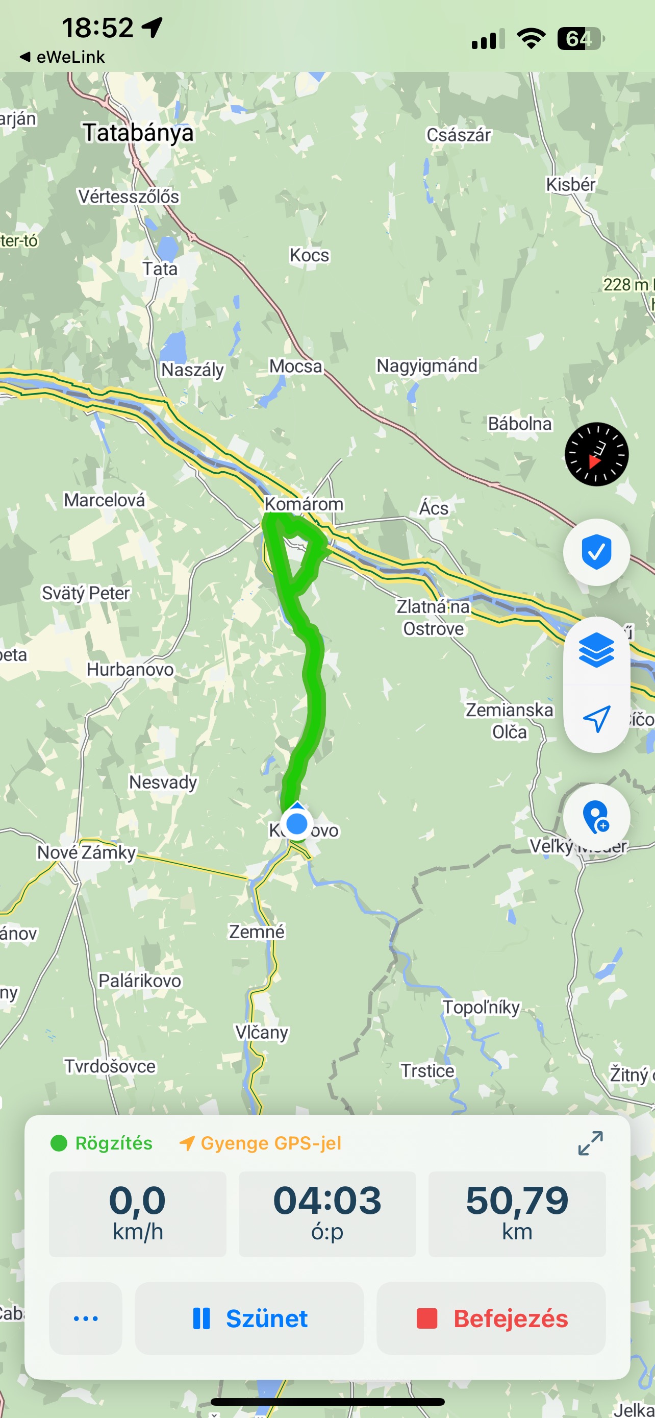 Zdjęcie 8 trasy Bikemap „Štúrova, Gúta - Štúrova, Gúta”