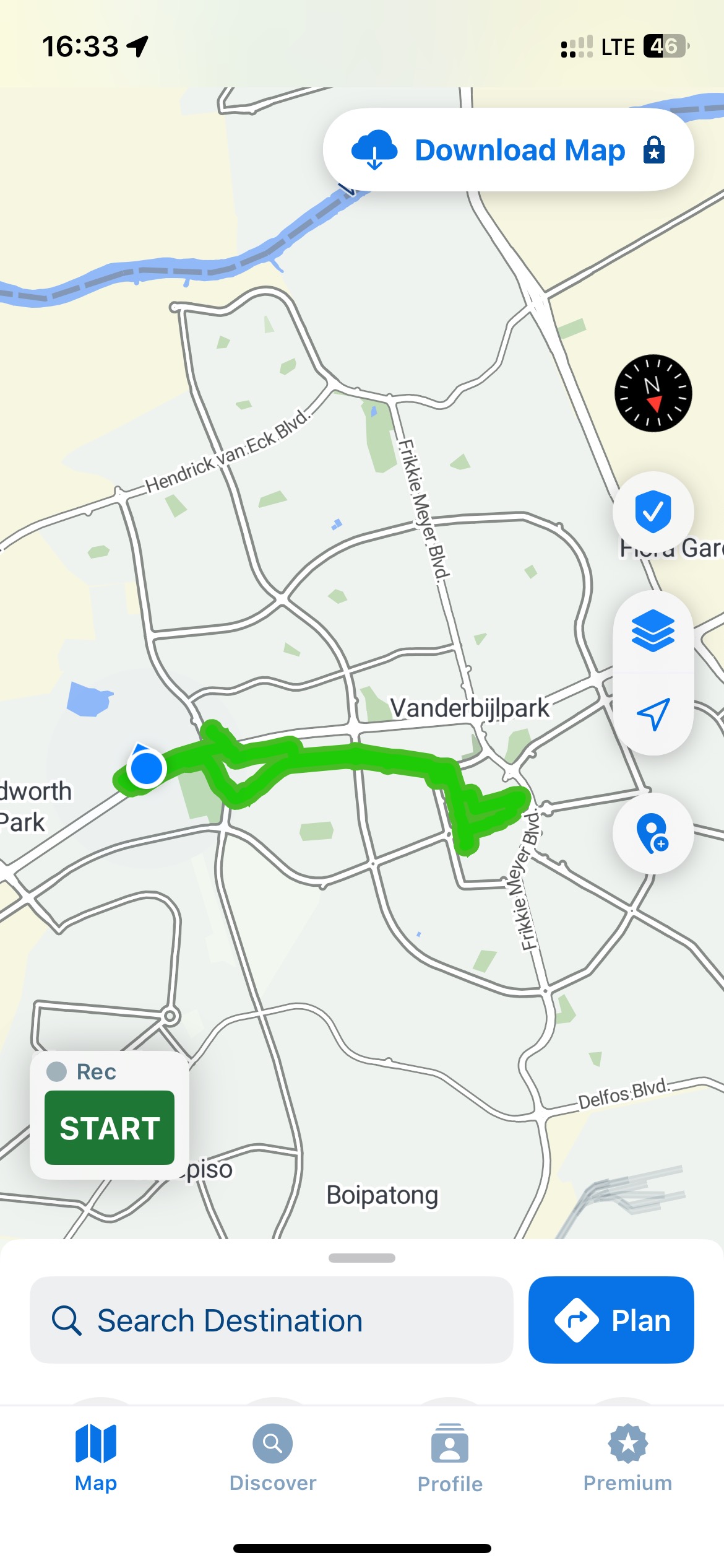 Aurora Avenue, Vereeniging to Aurora Avenue, Vereeniging