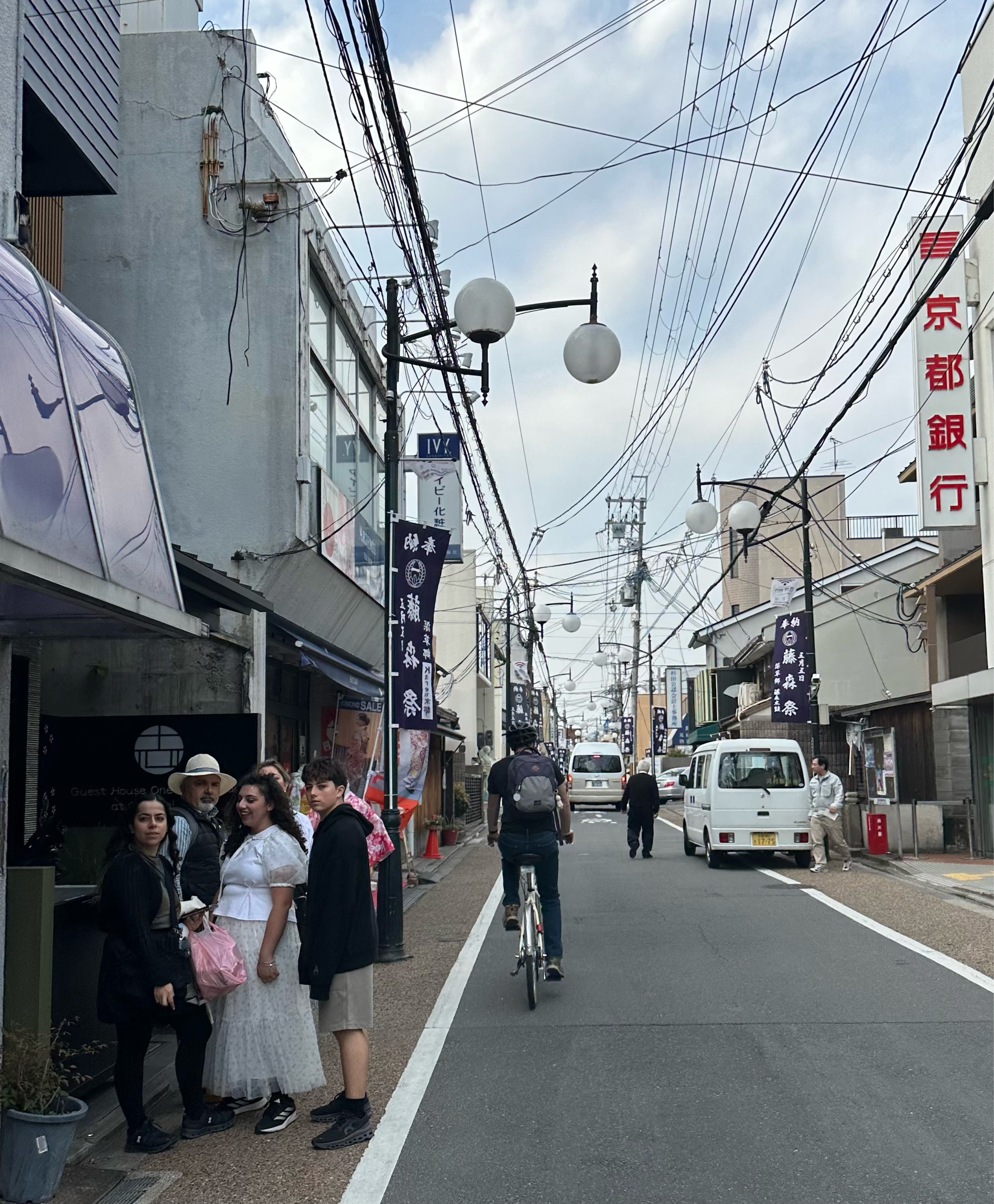 From bike rental to Fushimi Inari Taisha