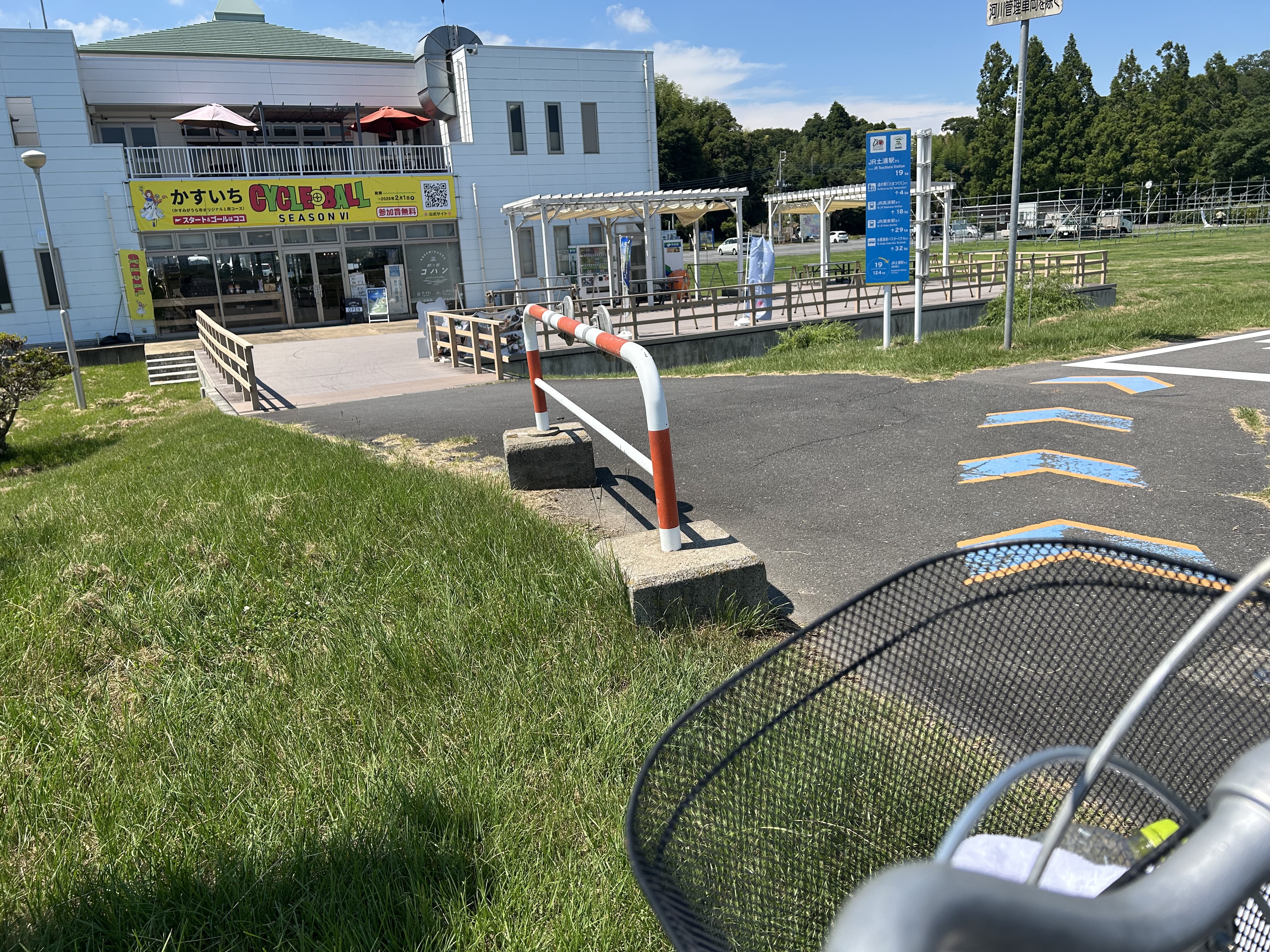つくば霞ヶ浦りんりんロード, 土浦市へ岩坪, かすみがうら市