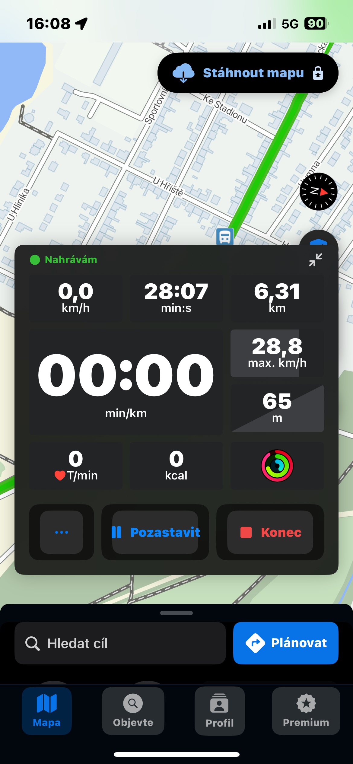 Foto 8 der Bikemap-Route "Nové řádky, Rohatec do Slovácká, Rohatec"