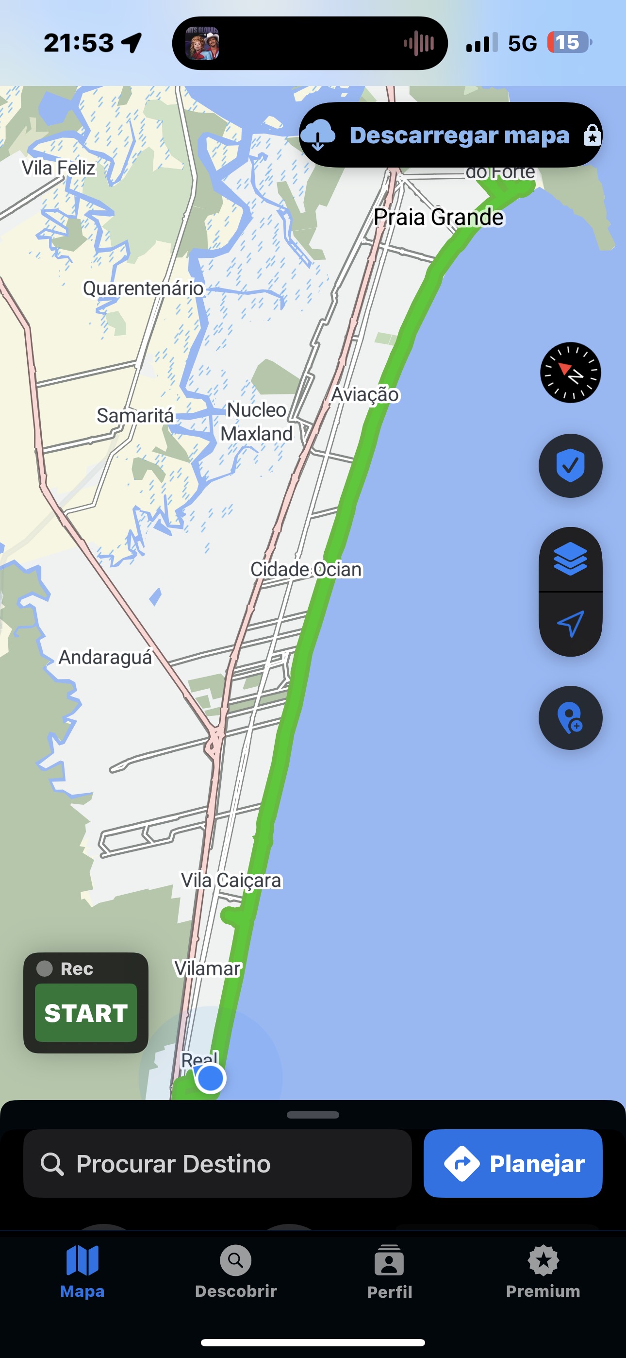 Rua Azálea, Praia Grande a Rua Azálea, Praia Grande