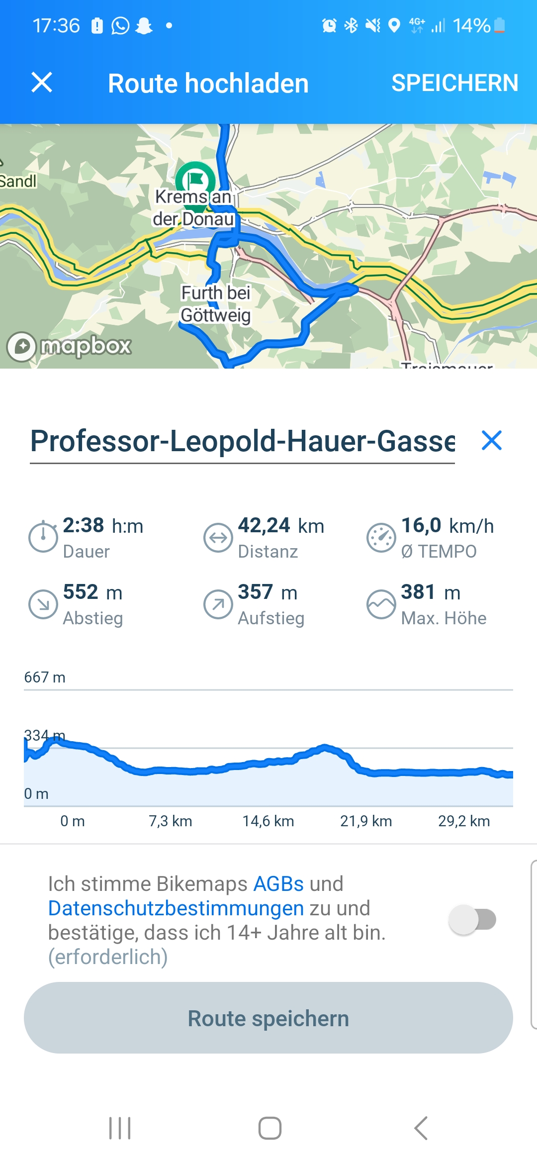 Professor-Leopold-Hauer-Gasse 7, Lengenfeld nach Strandbadstraße 5, Krems an der Donau