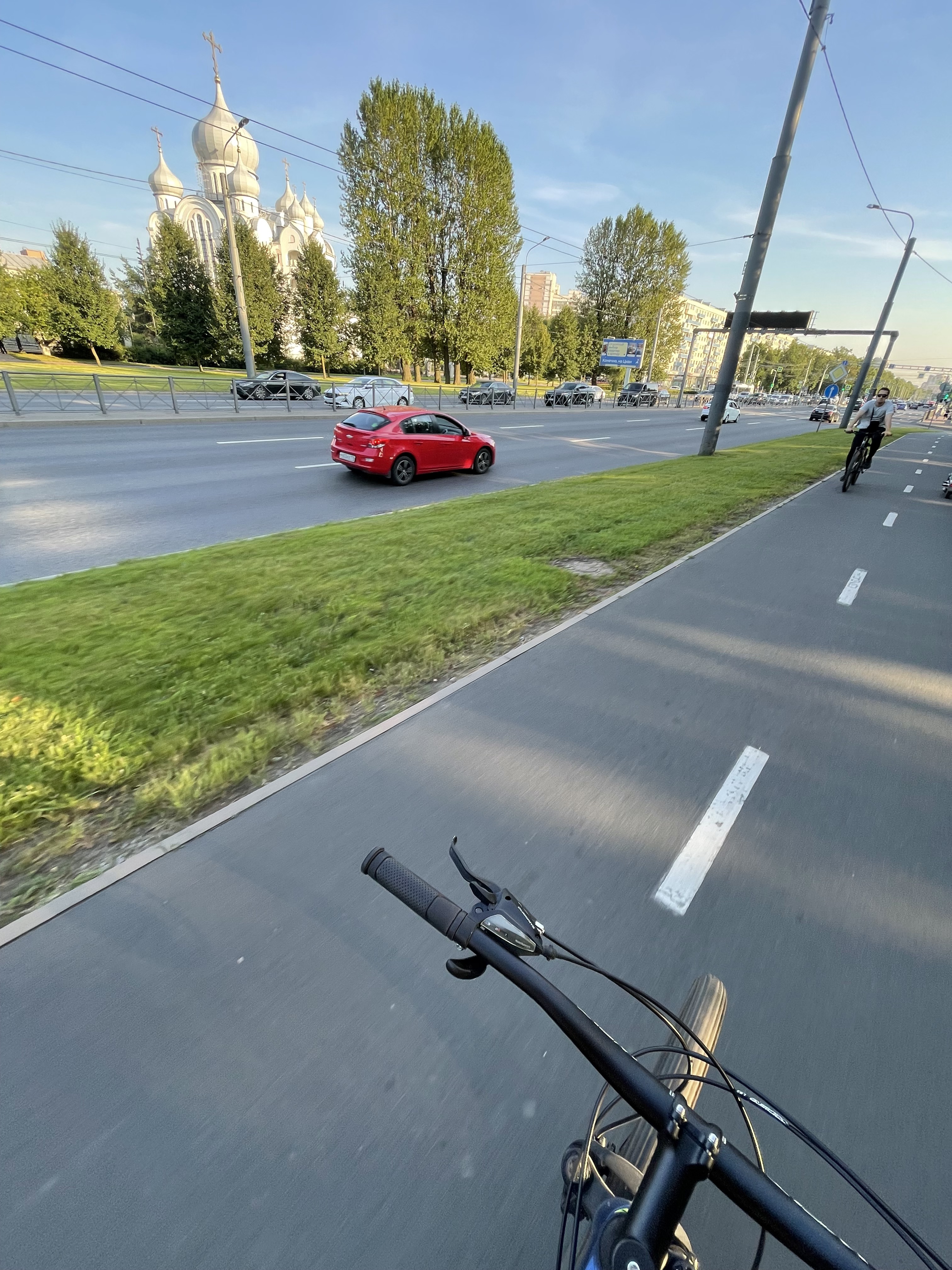 Foto 8 der Bikemap-Route "Муниципальный Район Всеволожский до улица Передовиков, Санкт-Петербург"