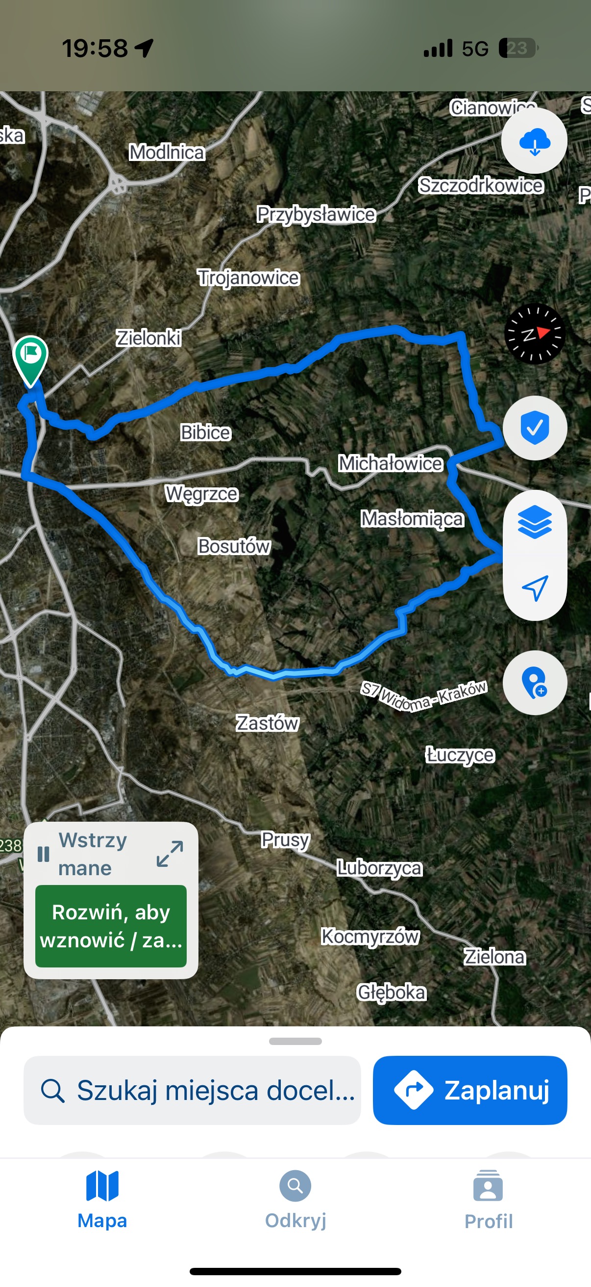 Zdjęcie 7 trasy Bikemap „fajna trasa 50 km - sporo podjazdów; widokowo” Zdjęcie 7 trasy Bikemap „fajna trasa 50 km - sporo podjazdów; widokowo”