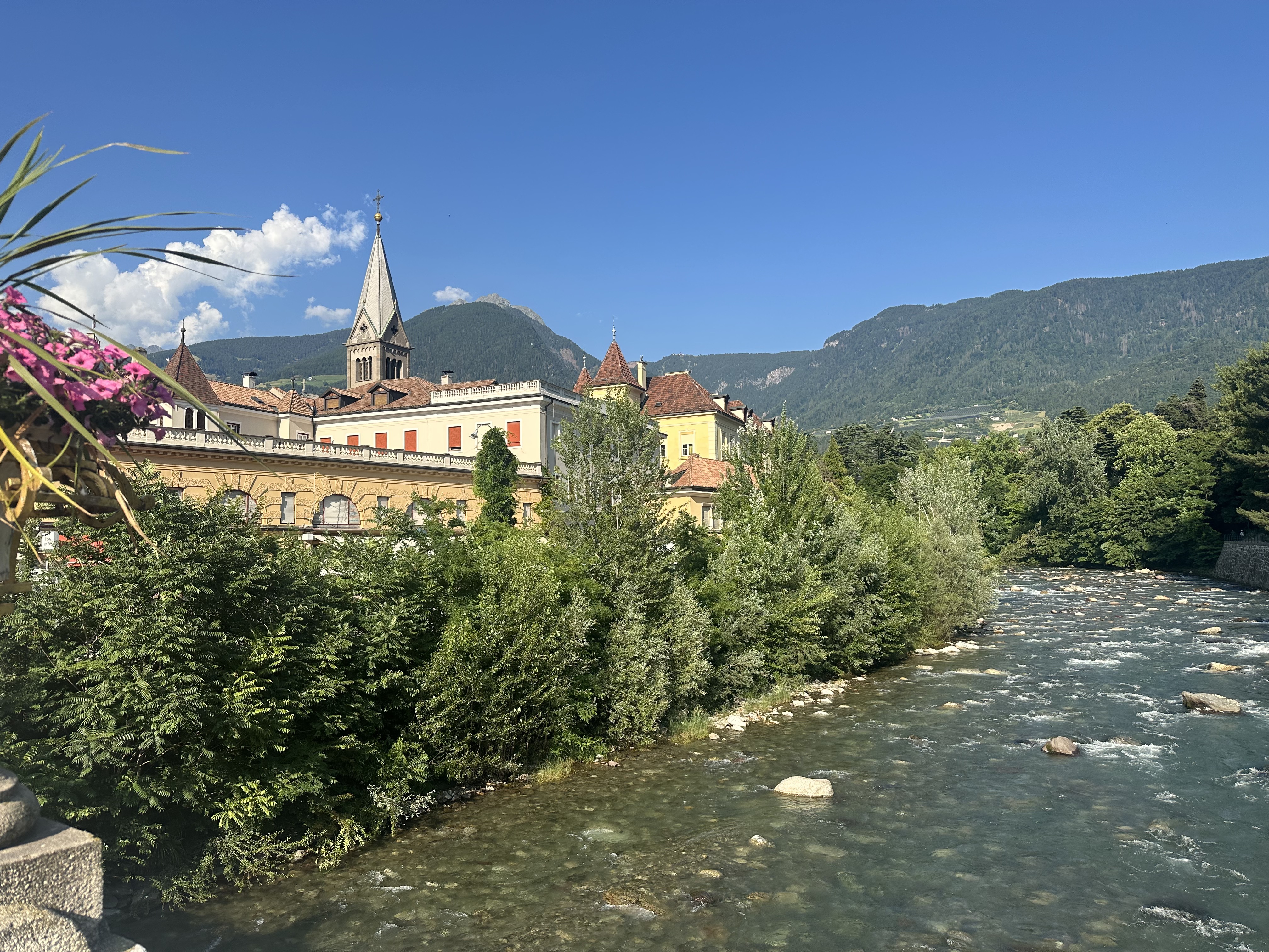 Nauders, Nauders nach Passerpromenade, Meran