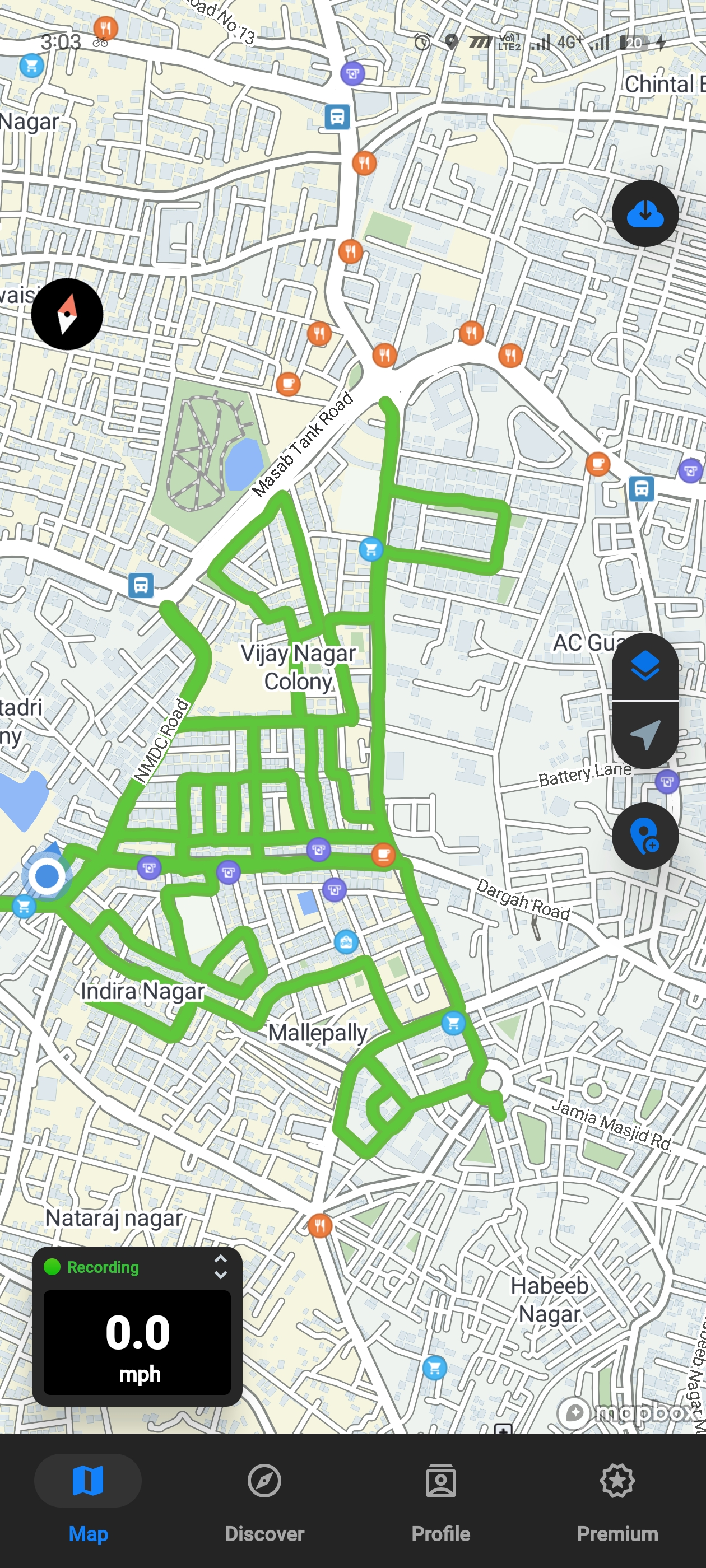 3-66 to Vijay Nagar Colony Road 10-3-291