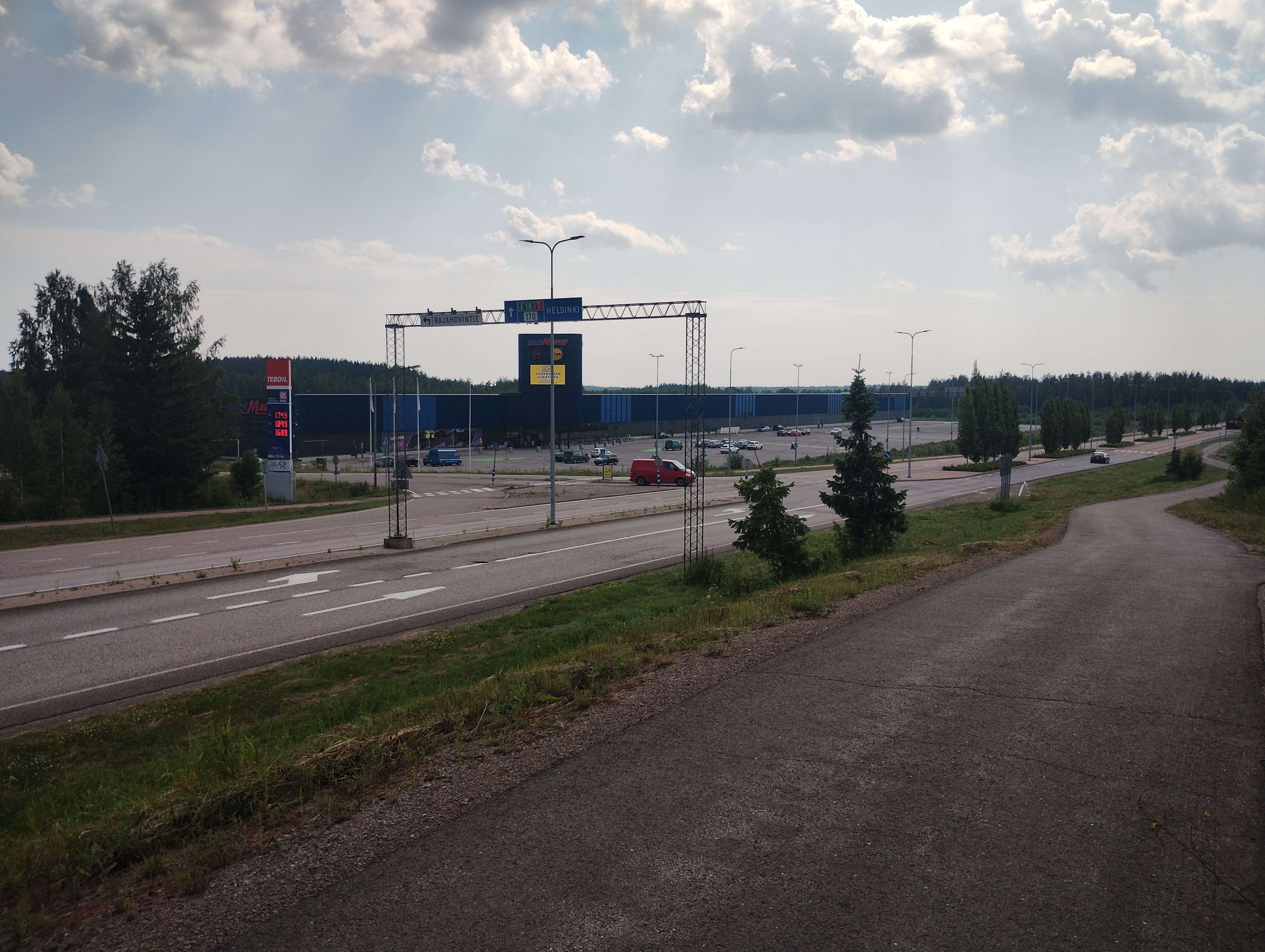 Vuorenrinne to Vaalimaantie