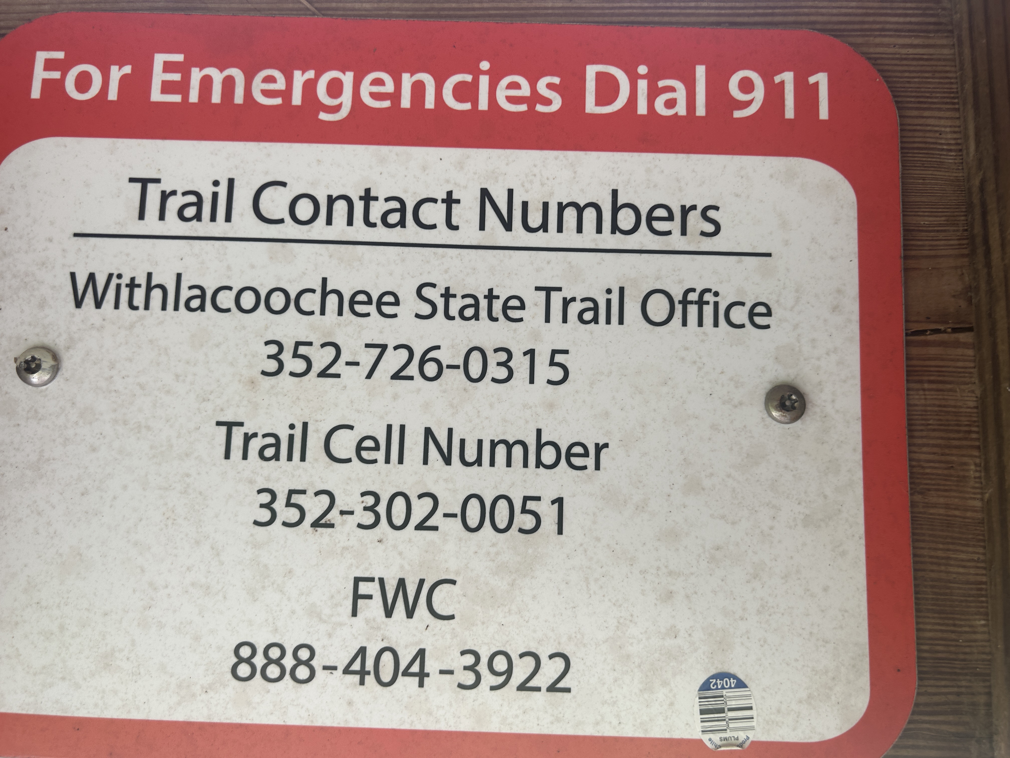 Croom Rital Rd, Brooksville to Withlacoochee State Trail, Brooksville