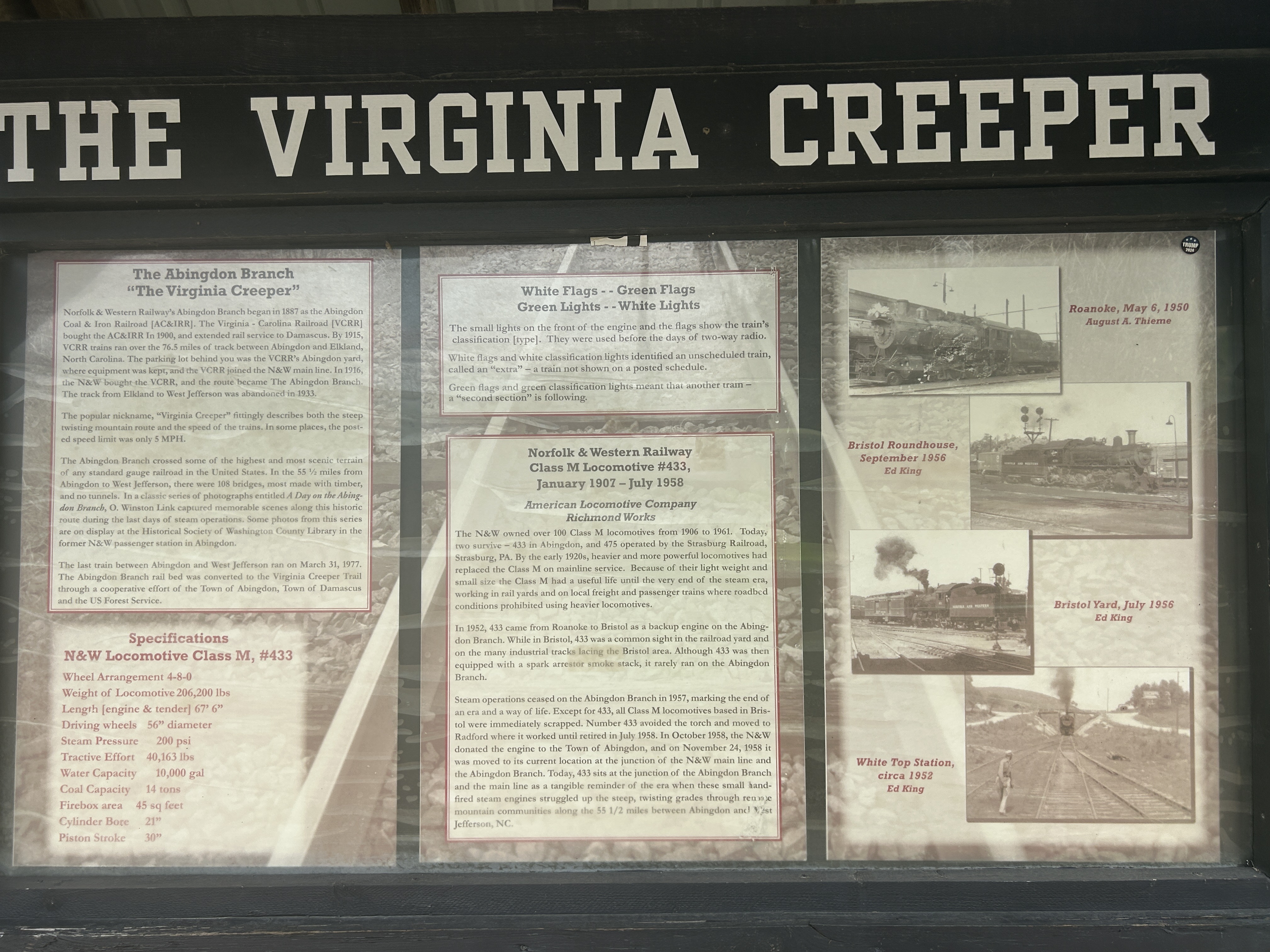 Photo 8 of the Bikemap route "Old South Way, Abingdon to Virginia Creeper National Recreational Trail, Abingdon"