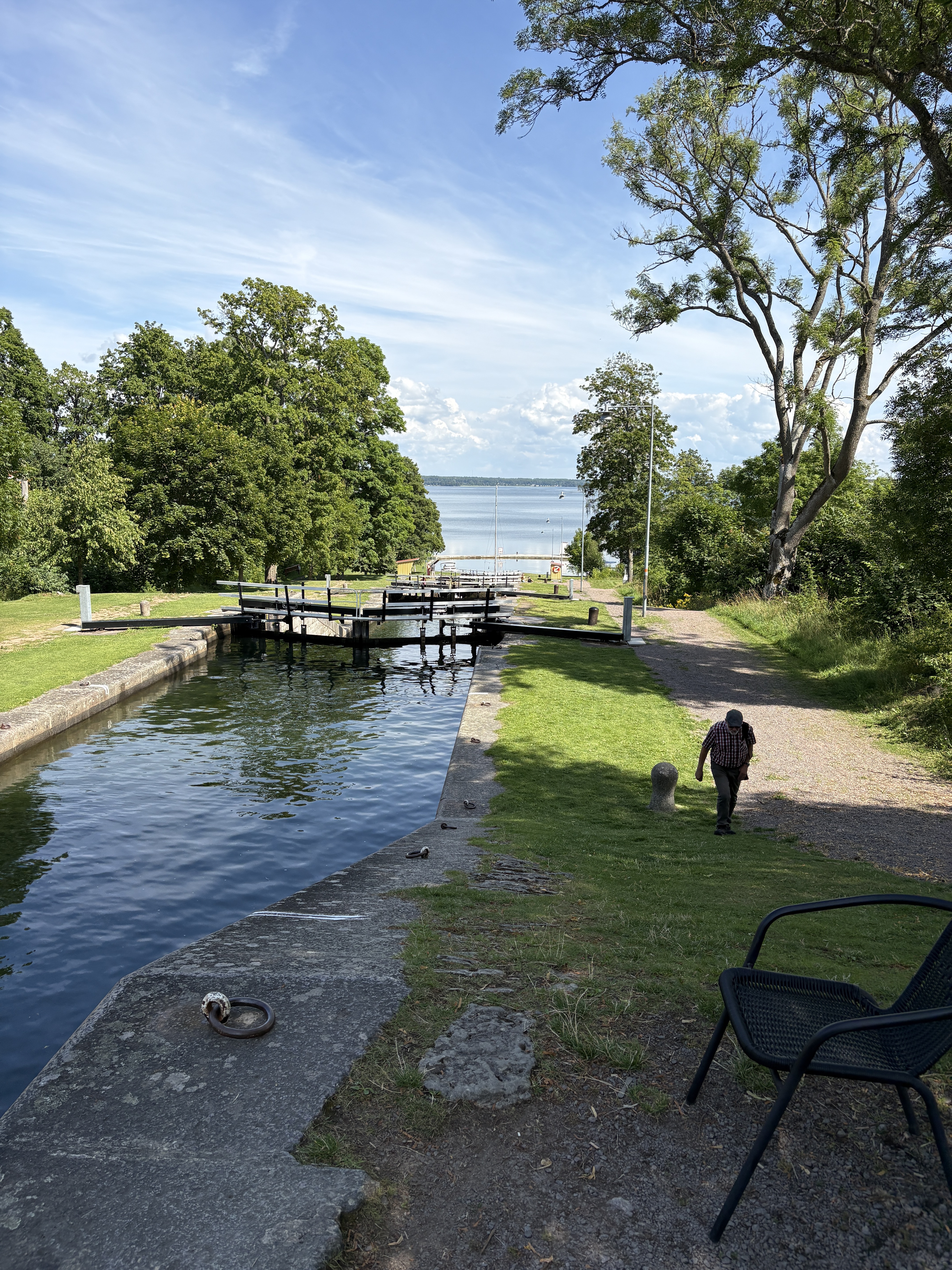 Strandbadens campingområde, Borensberg nach Hamnpiren, Motala