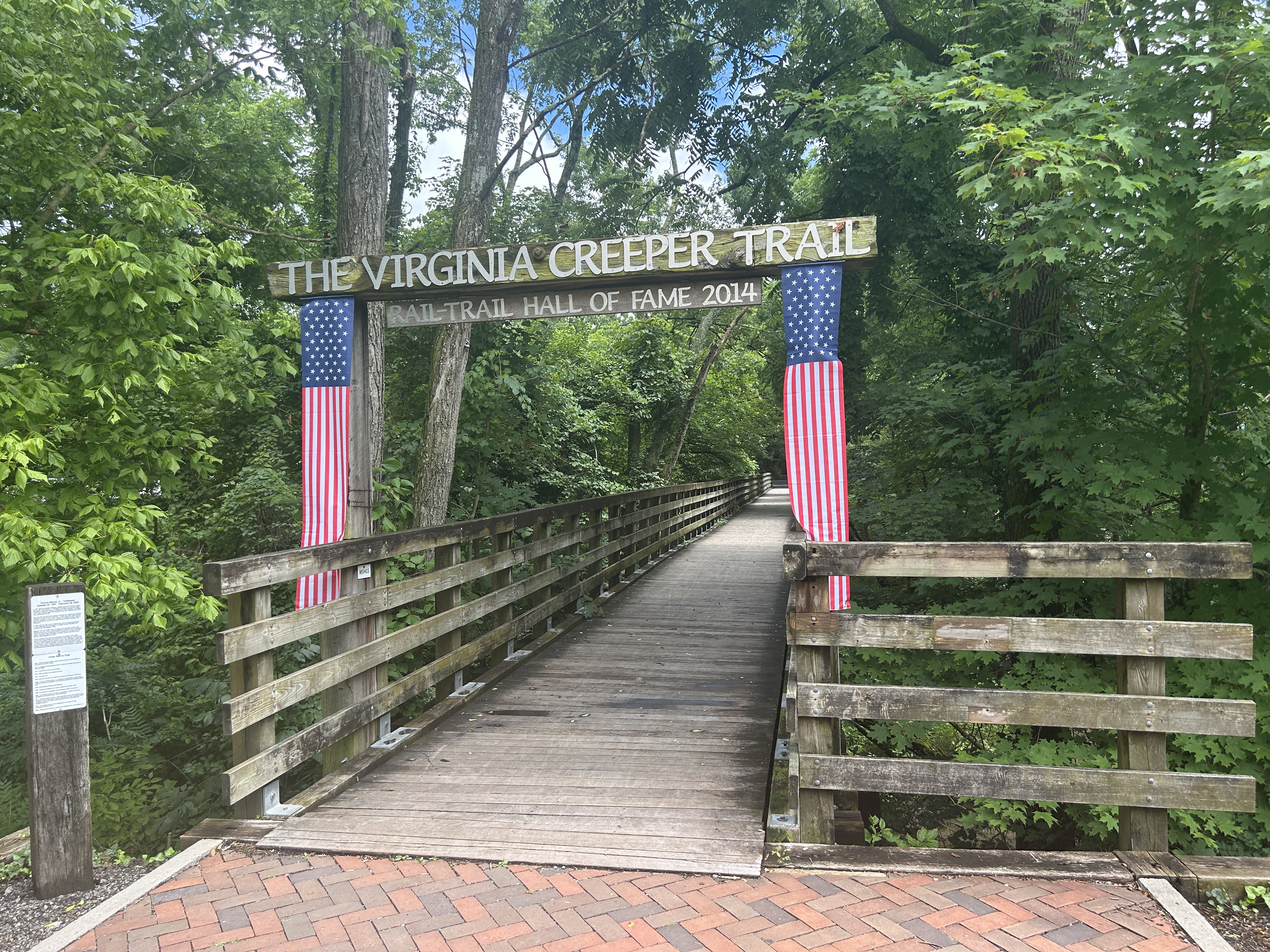 Old South Way, Abingdon to Virginia Creeper National Recreational Trail, Abingdon