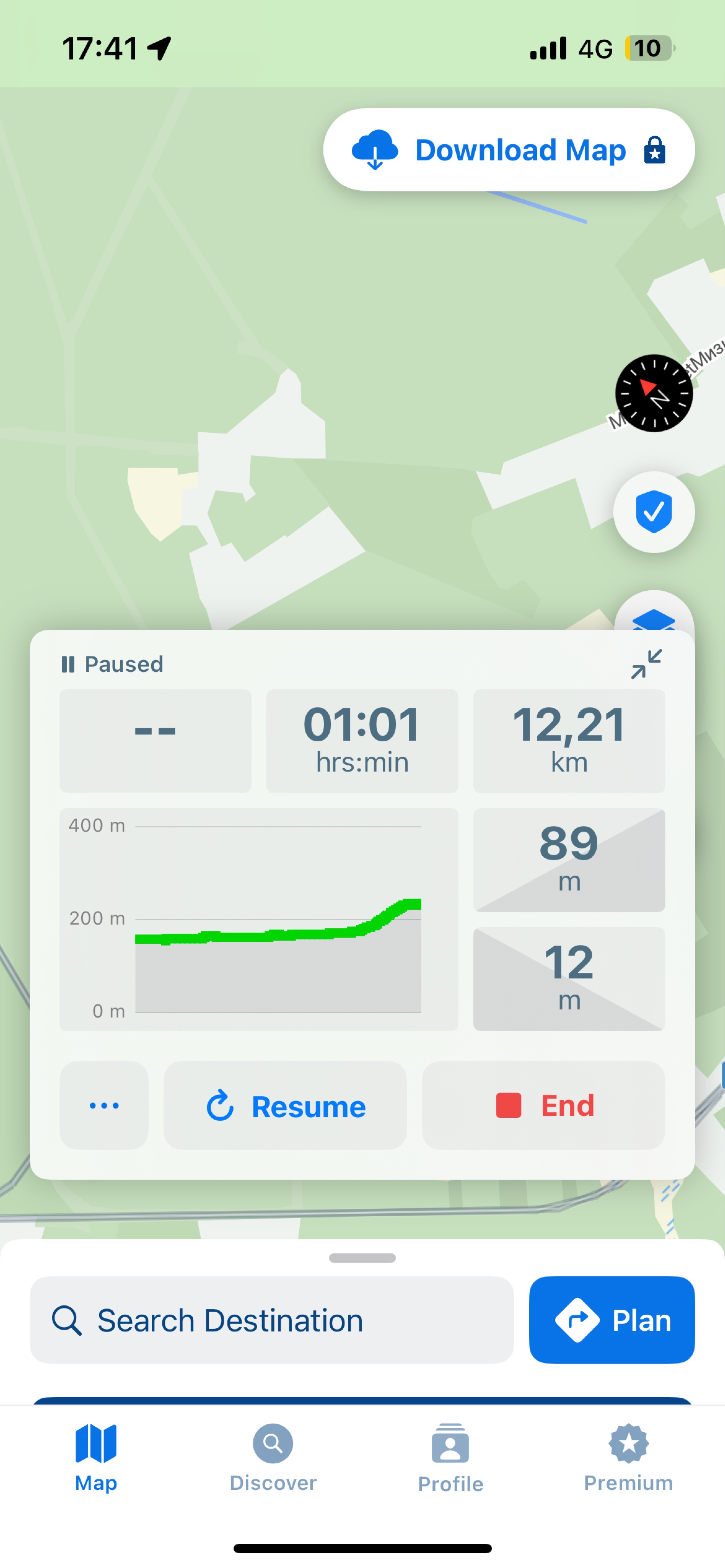 Recovered Route