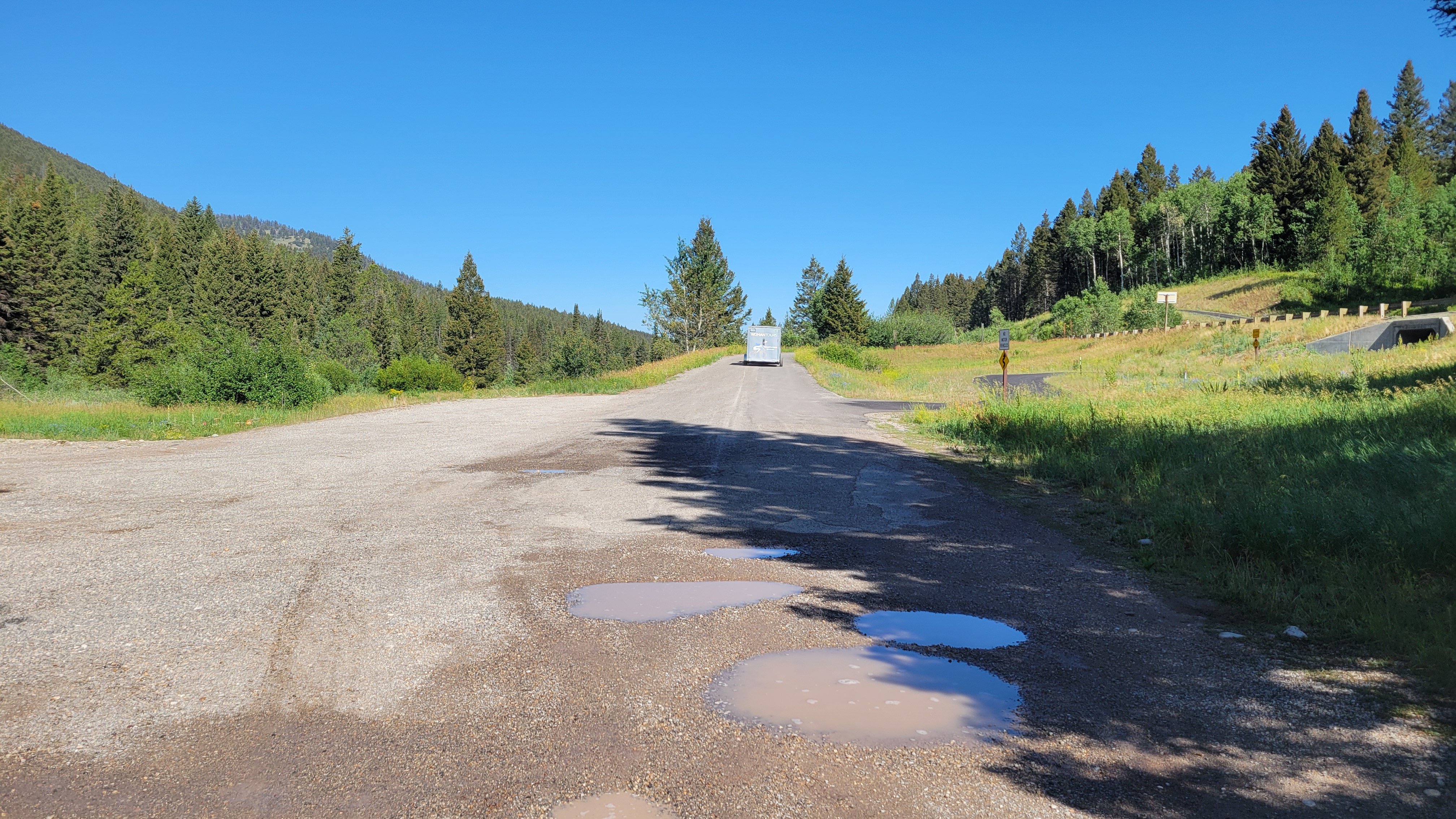 victor to trailcreek cg to driggs, return