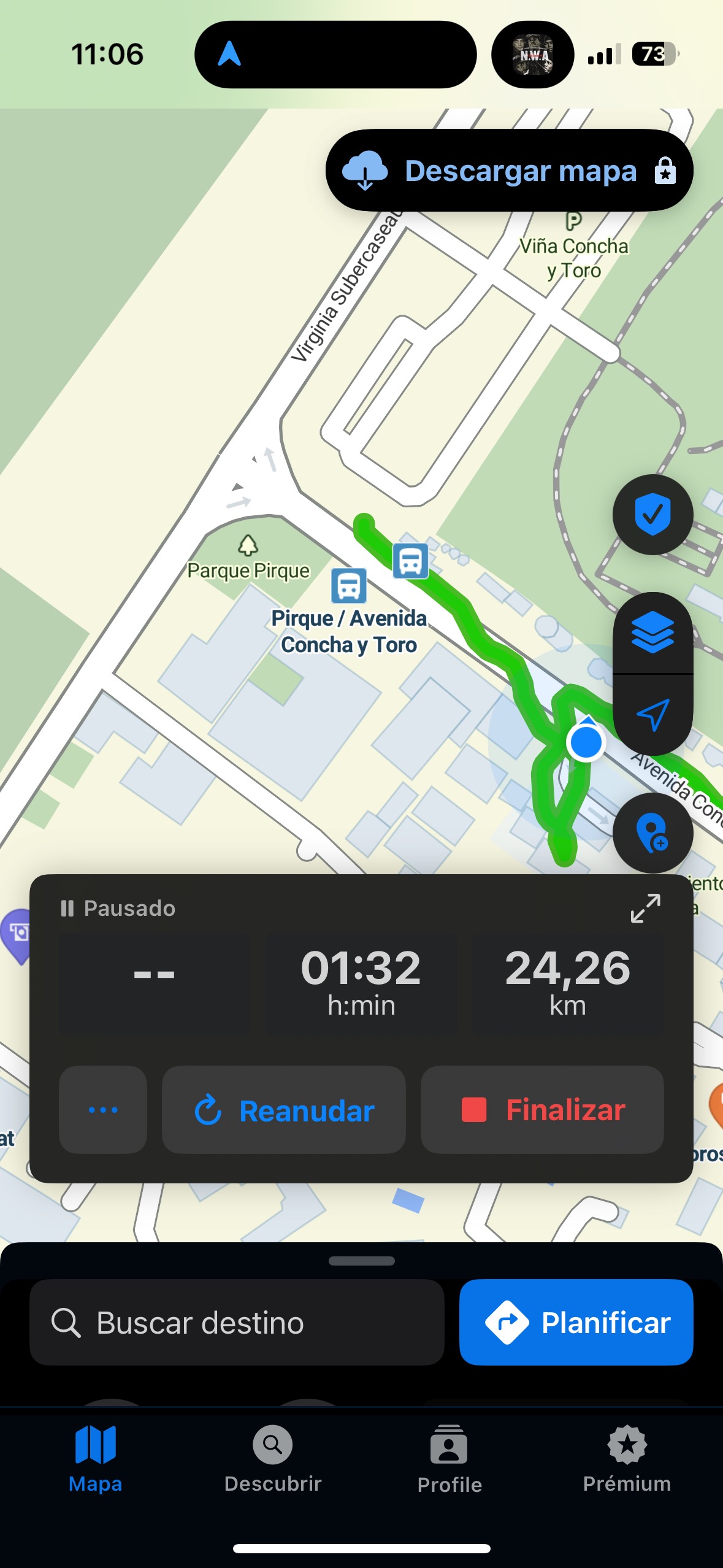 Foto 5 del percorso Bikemap "Avenida Santa Isabel, Santiago a Mencía de los Nidos, Santiago" Foto 5 del percorso Bikemap "Avenida Santa Isabel, Santiago a Mencía de los Nidos, Santiago"